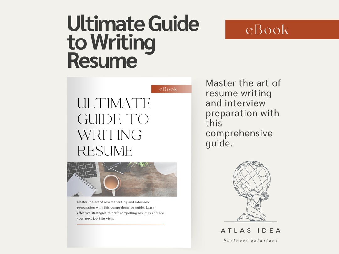 Ultimate Guide to Writing Resume Resume Guide Ebook Guide - Etsy