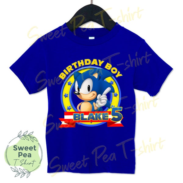 Birthday Shirt, Family Birthday Shirt, Sonic Birthday Shirt, Sonic Birthday Party, Sonic Family Shirt, Sonic Birthday Shirts, Sonic Shirts