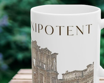 Omnipotent God Coffee Mug: Biblical History, Christian Gift