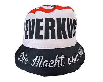 Fisherman's hat Leverkusen (high quality), sun hat, fishing hat, fan hat, football, Germany