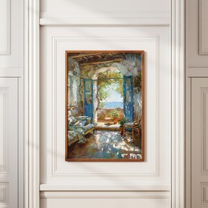 Poster arrotolati "Serene Scenic", arte per l'arredamento della casa, stampe da parete per il soggiorno, regalo per i nuovi proprietari di casa, stampe con atmosfere tranquille