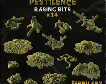 14x Pestilence - Basing Bits (3D Printed)