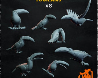 8x Toukan - Basing Bits (3D Printed)