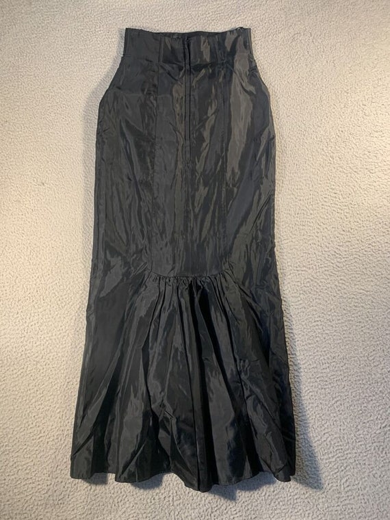 Vintage Scott McClintock Taffeta Maxi Skirt Women… - image 1