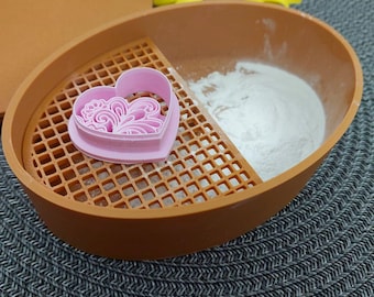 Powder Container, Polymer Clay Tools, Polymer Clay Powder Conteiner, Cornstarch Container, Powder Conteiner for Cornstarch
