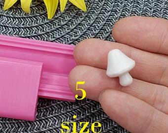 Mushroom Bead roller 5 size, Bead maker, Polymer clay Bead roller, Сhampignon Bead roller Polymer clay #2