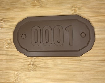 Door plate from Roblox Doors, Door Door Plaque, Door sign, 3D Printed