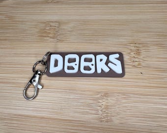 Keychain Roblox Doors, 3D Printed, Collectable item, Roblox Doors Game Inspired Toy