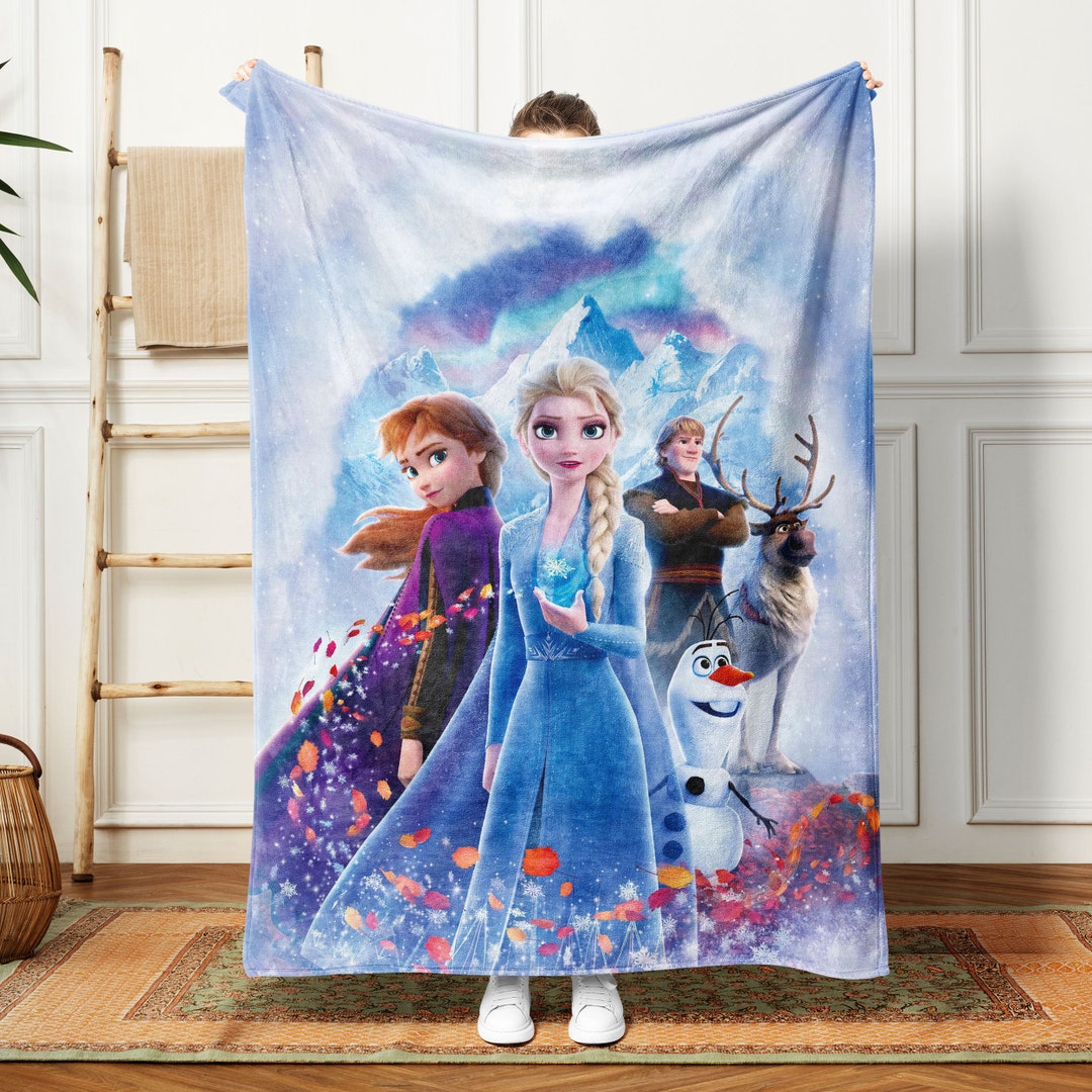 Elsa Blanket Anna Blanket Frozen Blanket Kids Room Blanket Etsy UK