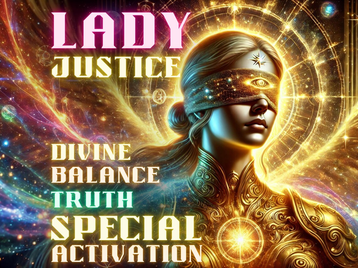 Lady Justice Special Activation: Divine Balance, Truth, and Karmic ...