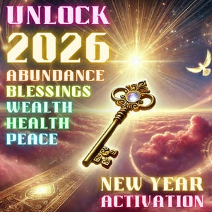 Unlock 2026 Key New Year Activation: Abundance, Blessings, Wealth, Health, Peace