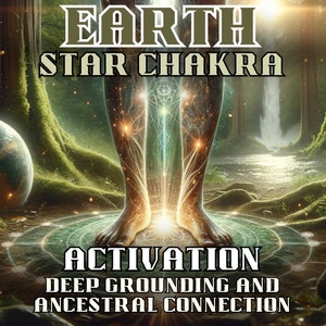 Earth Star Chakra Activation, Deep Grounding and Ancestral Connection, Dna Activation, Light Codes, Energy Healing
