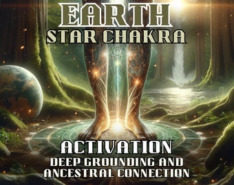 Earth Star Chakra Activation, Deep Grounding and Ancestral Connection, Dna Activation, Light Codes, Energy Healing