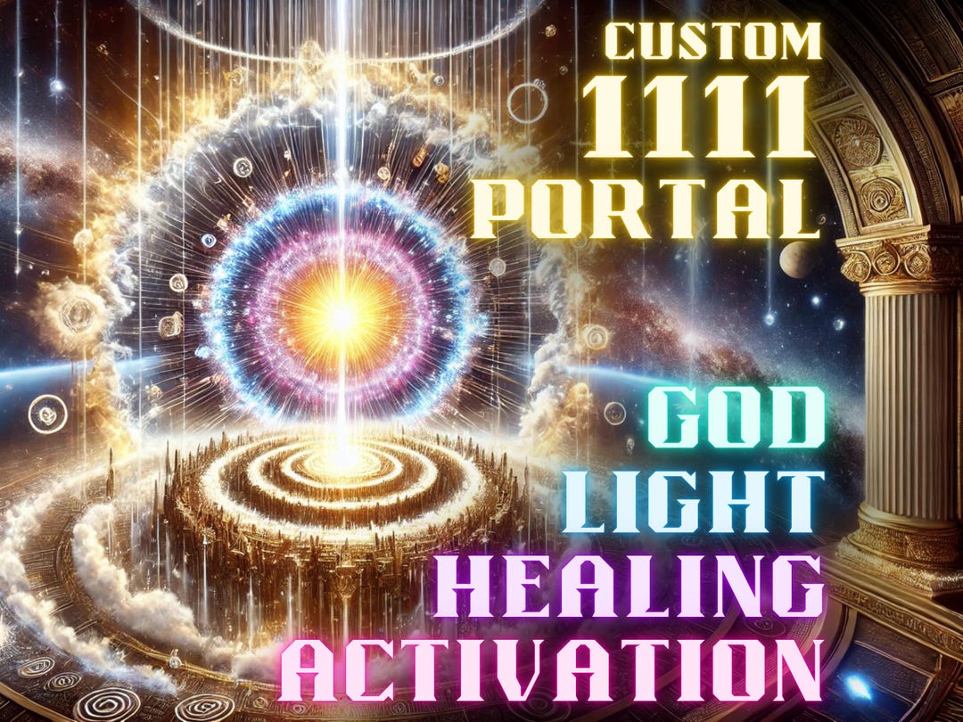 1111 Portal God Light Healing Activation - Etsy
