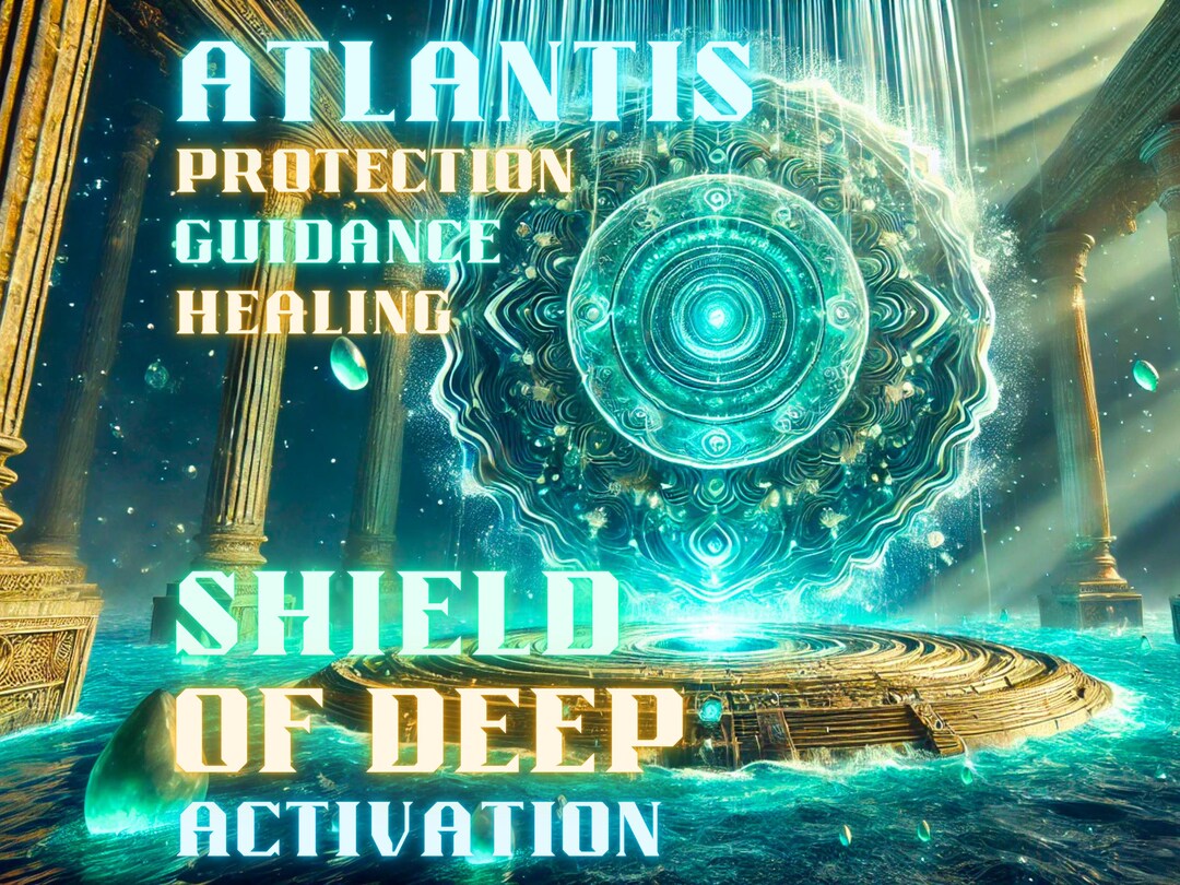Atlantis Shield Atlantis Shield of Deep Activation: Protection, Guidance, Healing - Etsy UK