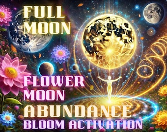 Pełnia Kwiatów Księżyca Aktywacja Obfitości Rozkwitu