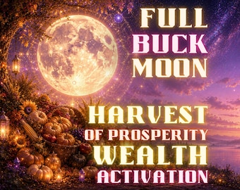 Full Buck Moon Harvest of Prosperity Activation