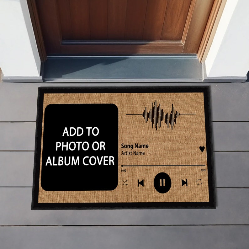 Music Doormat, Personalized Doormat, Custom Doormat, Housewarming Gift