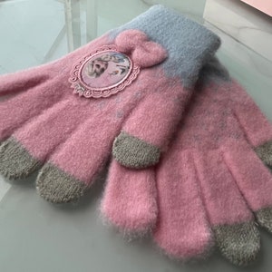 Disney&#39;s Frozen Prachtige blauwe en roze Elsa-handschoenen