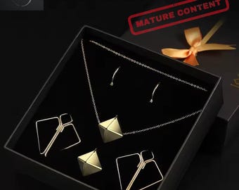 Adjustable Nipple Clamps – Sensual Metal Clamp Set for Couples, Flirting & Nipple Stimulation
