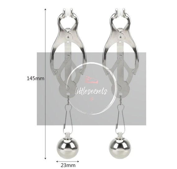 Metal Heavy Balls Nipple Clamps for Women Breast Sex Toys Nipple Stimulator  Papilla Adult Games Nipple Clamps Breast Clips