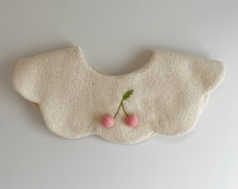 organic cotton petal bib