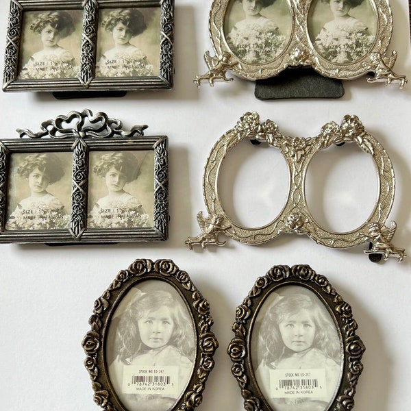 Antique Pewter Picture Frames Etsy