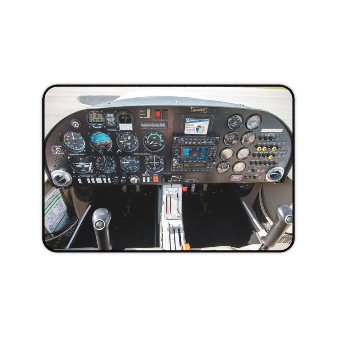 DA20 Desk Mat Aircraft Cockpit Instrument Panel Pad – Pilot Training ...