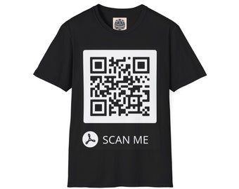 Revolutionize your style Scan Me QR Code Shirt  where fashion meets tech. Scan, unveil, and redefine your wardrobe