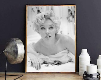 Marilyn Monroe Poster Printable Photo Picture Digital File Cecil Beaton Photography High Resolution Instant Download Remastered Actress