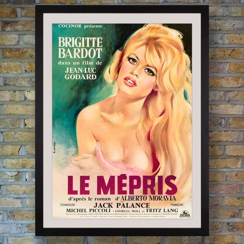 Photographie vintage de Brigitte Bardot - Affiche de film