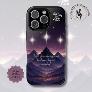 Night Court Velaris Phone Case - ACOTAR ACOMAF Bookish Gift - Fantasy Starscape Cover for iPhone Samsung Pixel | Book Lover Accessory | X27