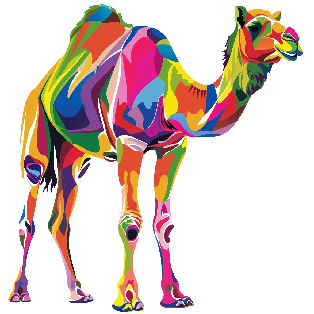 Digital Camel Camel Clipart Bundle | 12 Camel Clipart SVG PNG | Desert Clipart ...