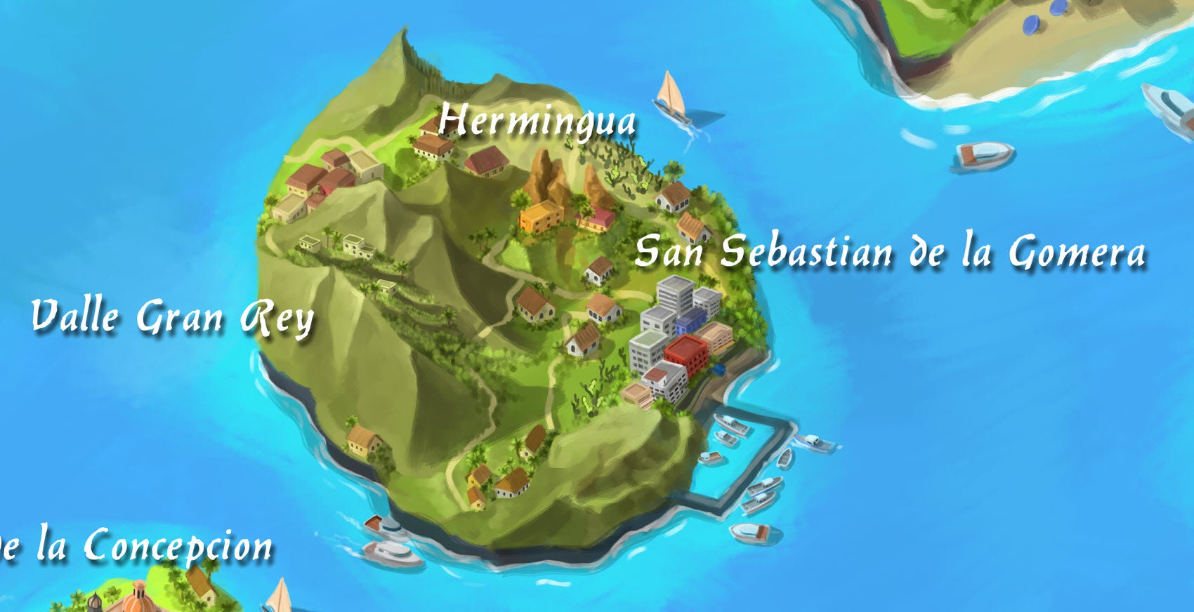 Islas Canarias Canary Islands Poster Birthday Gift Lanzarote Print