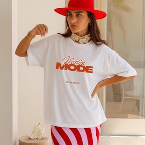 T-Shirt “Vacation Mood – Out of Office” • Summer Shirt Women • Vacation Shirt Ladies • Statement Shirt Travel Time • Gift for Travel Fans