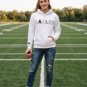 Custom Team Name Hand-Sewn Hoodie