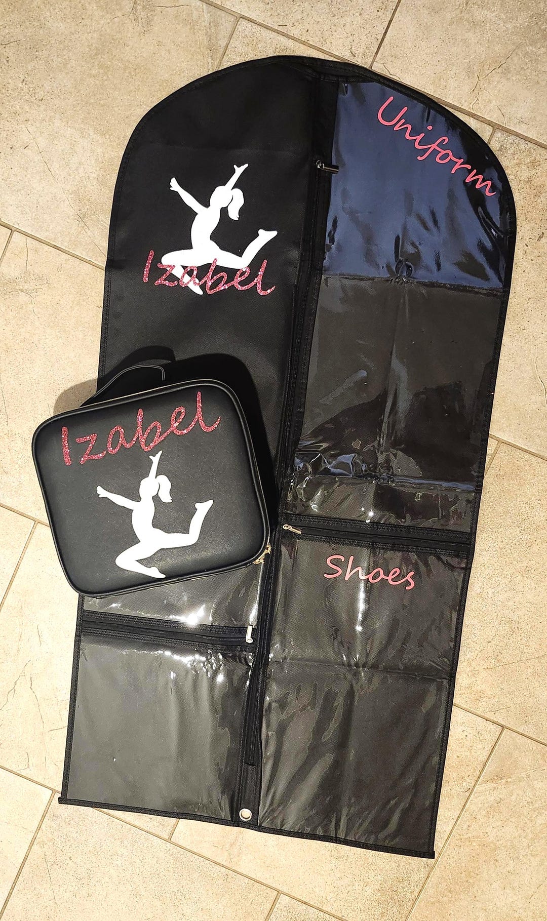 Customized Make up Case-led Mirror, Compartments-great for Dance, Cheer ...