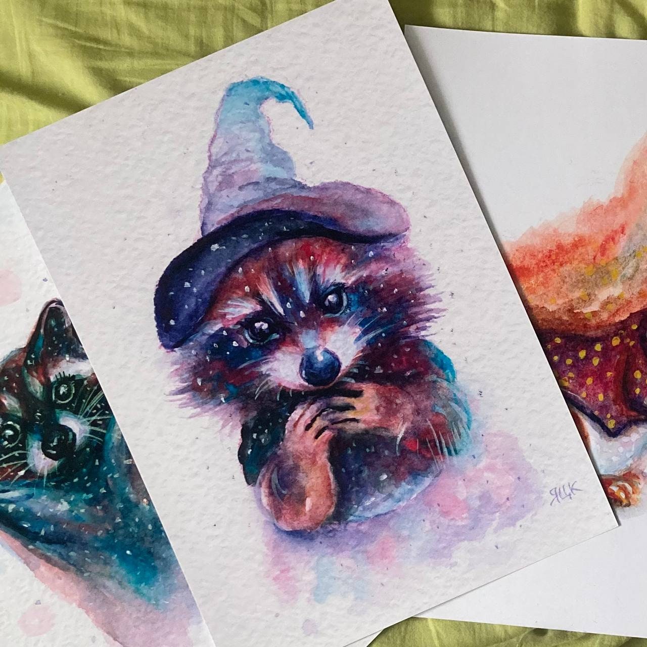Raccoon Print, Watercolor Racoon Gifts, Baby Animal Poster, Nursery ...
