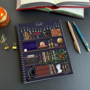 Astrology-themed Reading Journal: Book Lover Gift, Personalized & Handmade