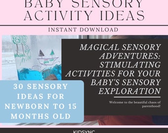 DIY Baby Sensory Activities, DIY Baby Sensory Toys, Sensory Play for Infants, Develomental Play for Babies