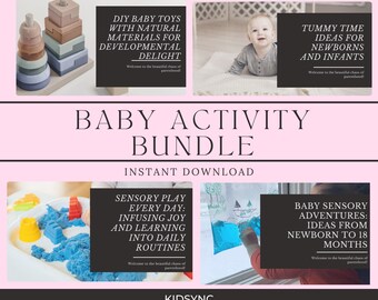 Baby Sensory Play Bundle Newborn Activity Ideas Infant Sensory Toys Tummy Time Play Black and White Sensory Cards Infant Sensory Toys