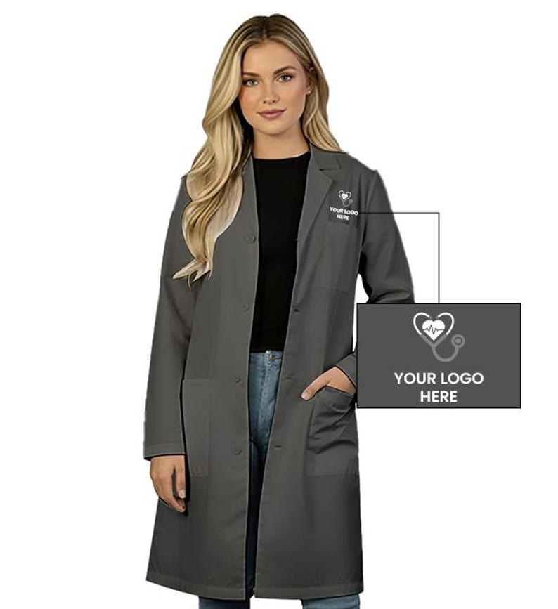 Embroidered Lab Coat Examples Custom Embroidered 40