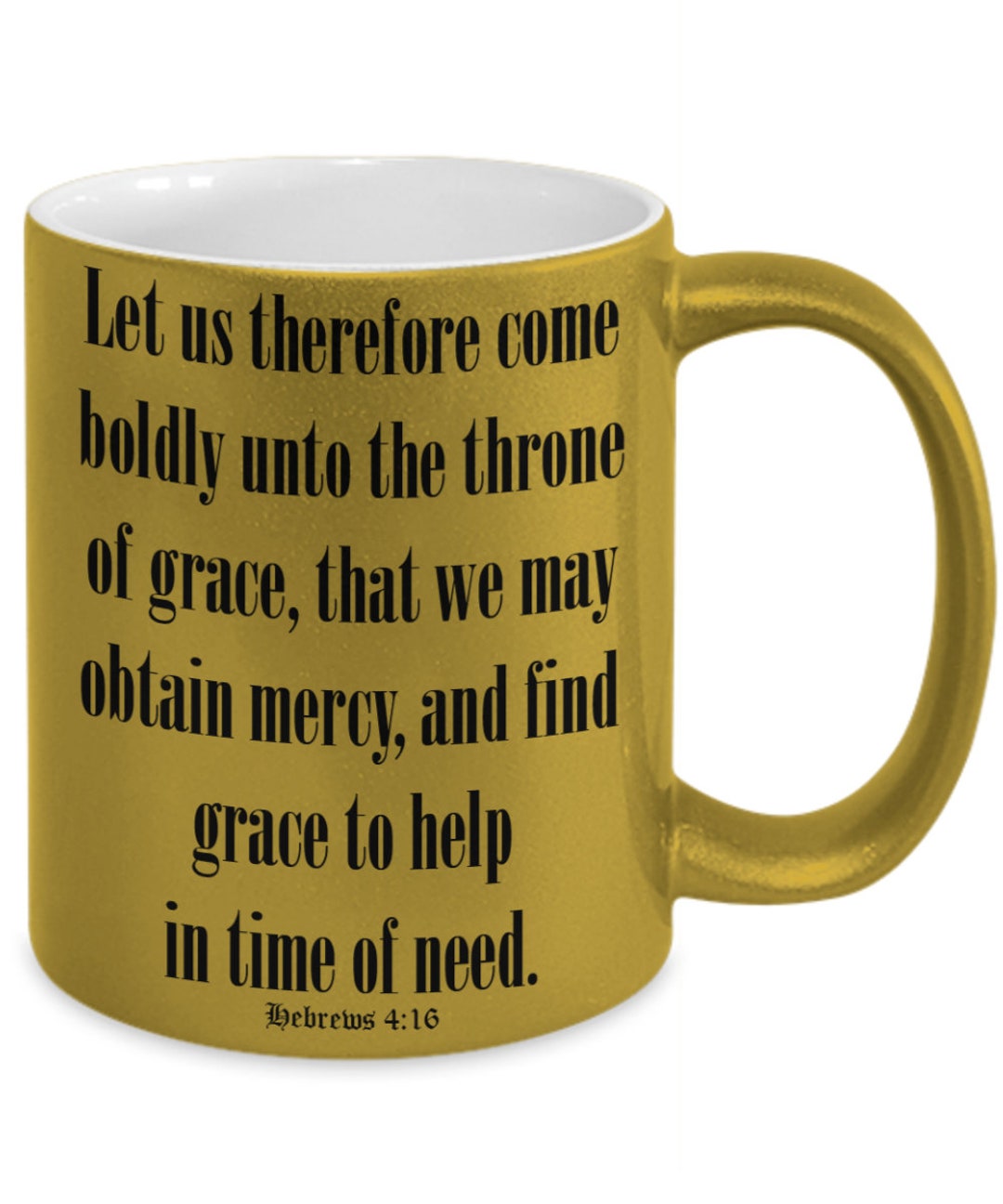 Christian Bible Verse Mug Prayer Hebrews 416 Etsy