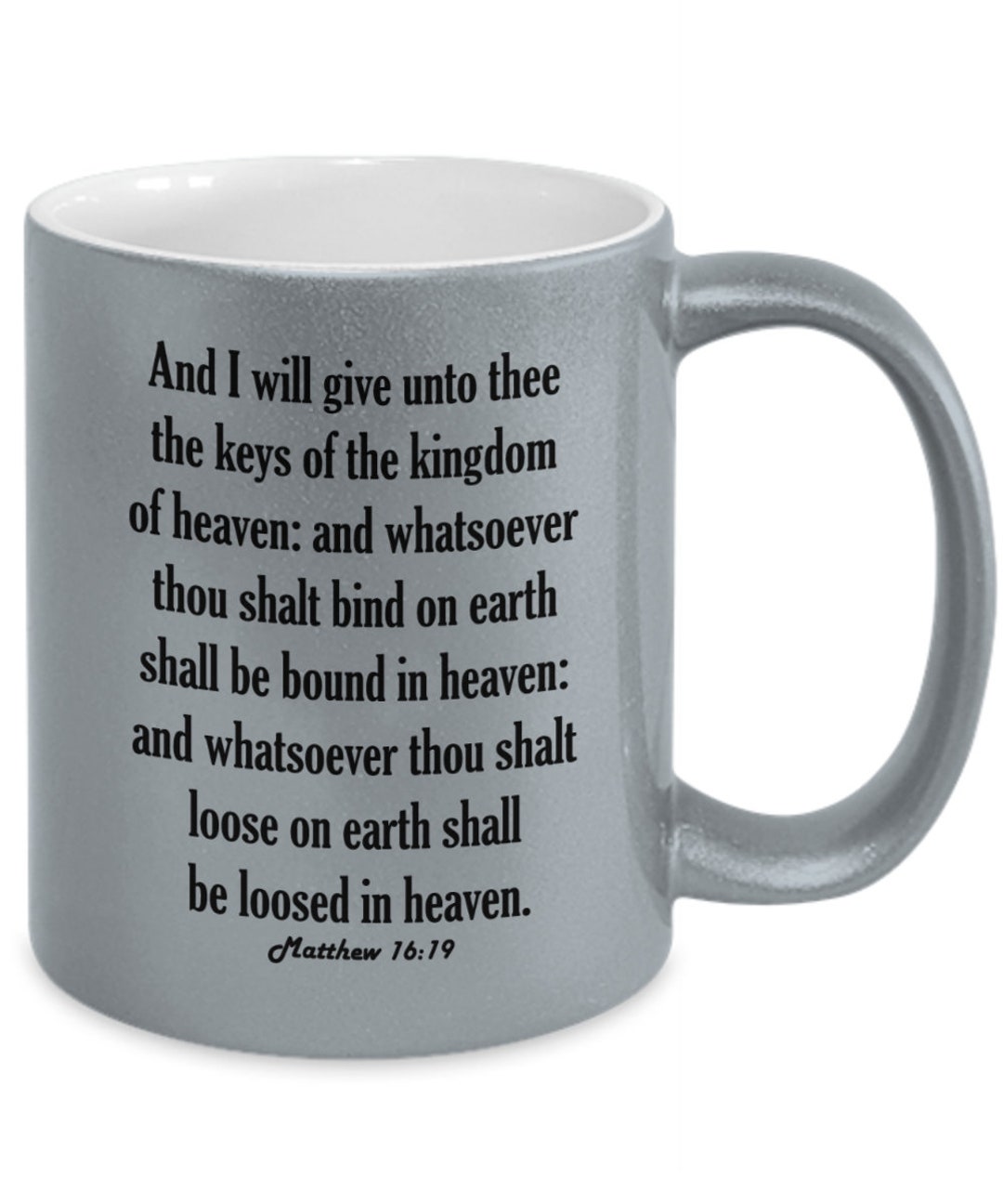 Christian Bible Verse Mug Resisting the Devil Matthew 1619 - Etsy