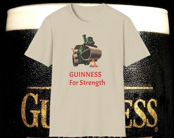 T-shirt Guinness rétro vintage T-shirt unisexe souple Guinness pour la force