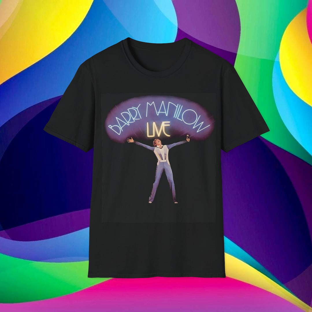 Barry Manilow Live Tshirt Adult Size Unisex Softstyle T-shirt - Etsy