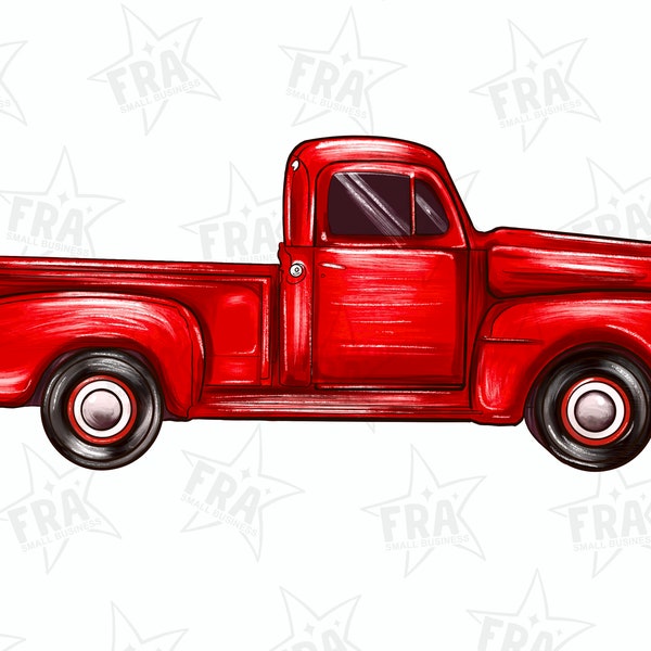 Western Truck Back View Png Sublimation Design, Western Truck Png, Hand Drawn Western Truck Png, Truck Clipart,Farm Life Truck Png Download