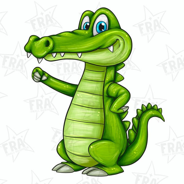 Cute Crocodile png, Crocodile png, Crocodile cartoon character, Jungle Animal png, Crocodile Clipart PNG, Instant Download, PNG Sublimation