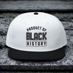 Black History Snapback Bold Statement Hat Adjustable Cap for Pride Culture and Everyday Empowerment Style