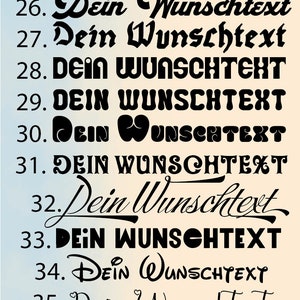 Wunschtext, Bügelbild, DIY, Dunkle und Helle Stoffe, Name, Schriftzug, Bild, Dein Design Bild 5